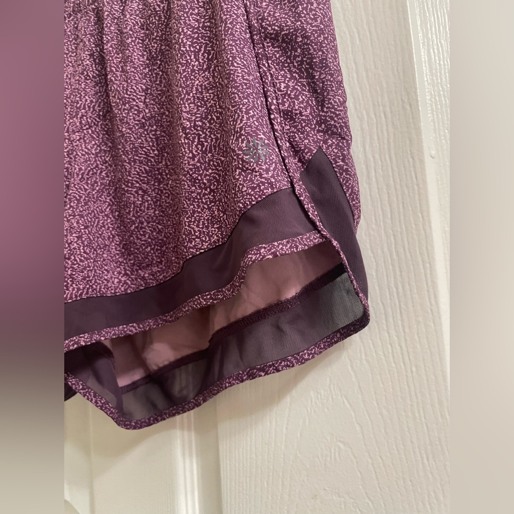 💜ATHLETA Women's Dark Purple Athletic Shorts, Medium EUC - Picture 13 of 14